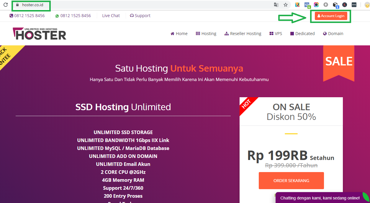 halaman hoster