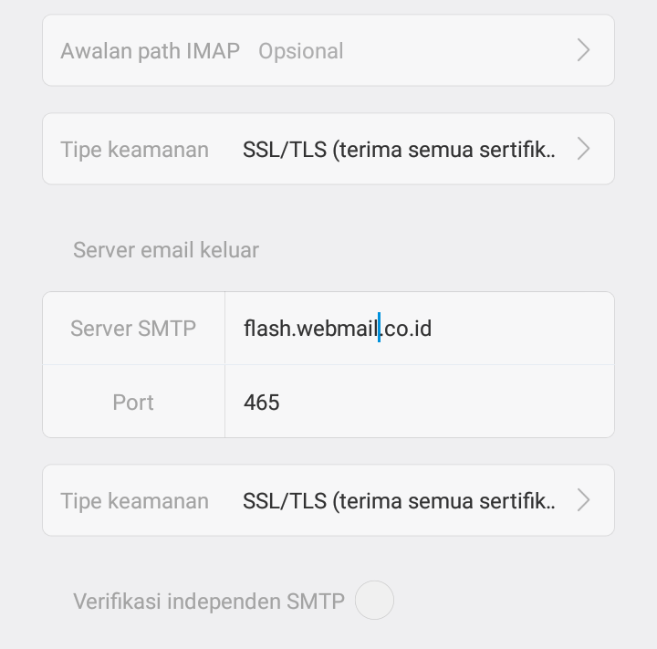 setelan server 2