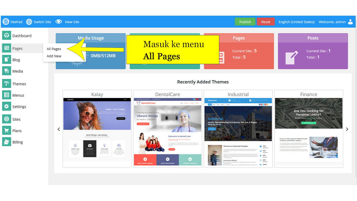 masuk all pages