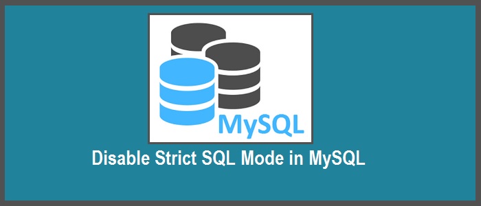 disable-mysql-strict-mode