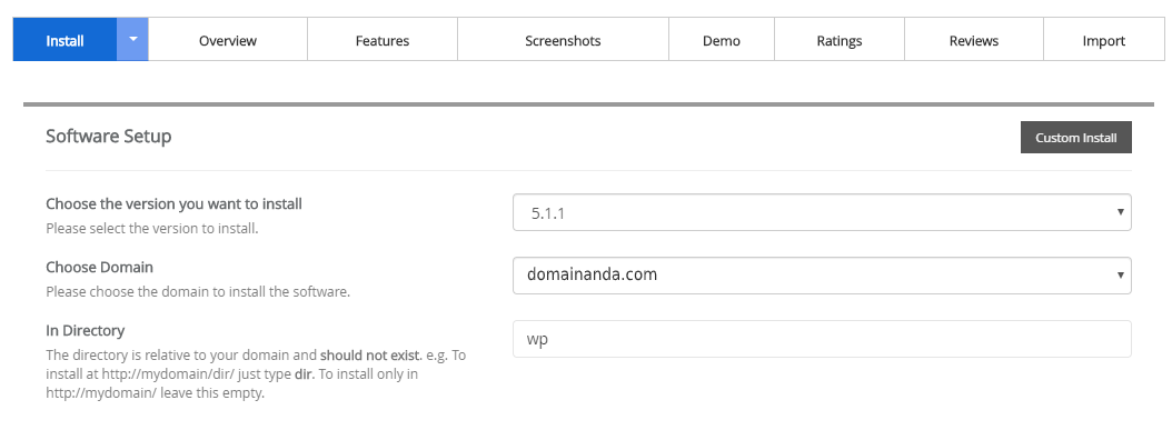 install-wordpress-di-cpanel-melalui-softaculous-5